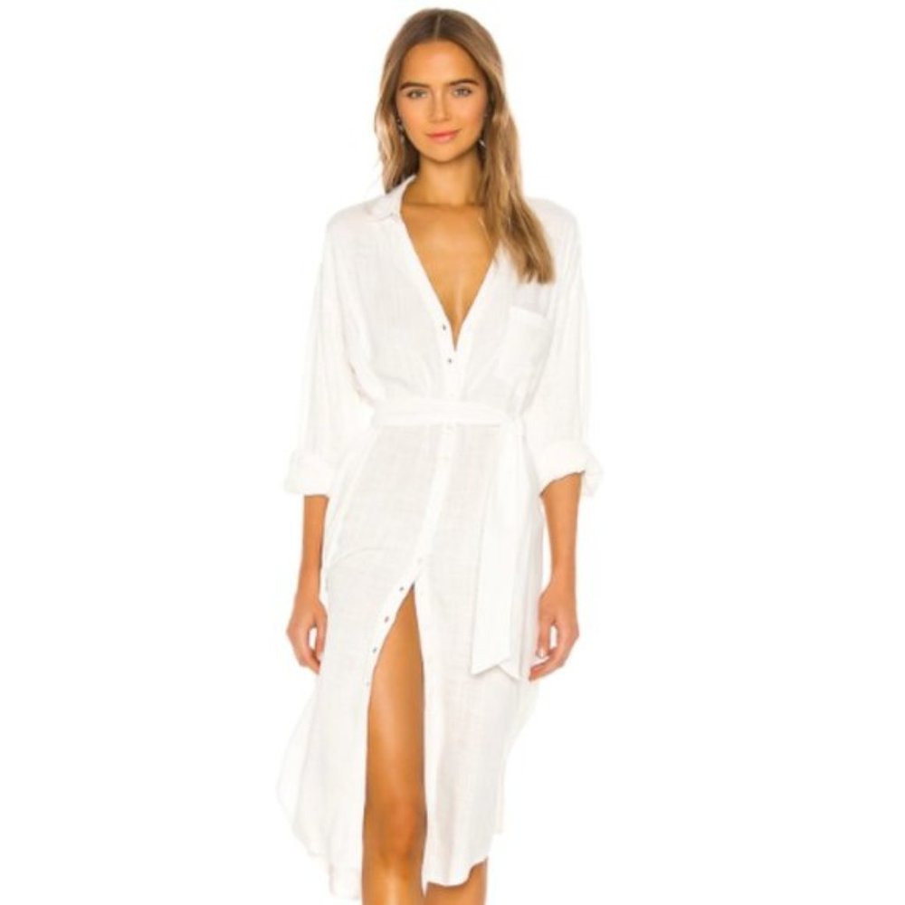 L*SPACE Barcelona Dress in Cream NWT Size XS/S
